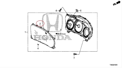 Meter Lens Honda City 2022