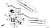 Honda BRV 2021 Cap Front Wiper Arm.