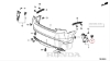 Bumper Clip Rear Honda City 2016