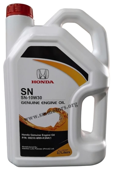 Honda Genuine Engine Oil 3.7-Litre 10w-30 SN